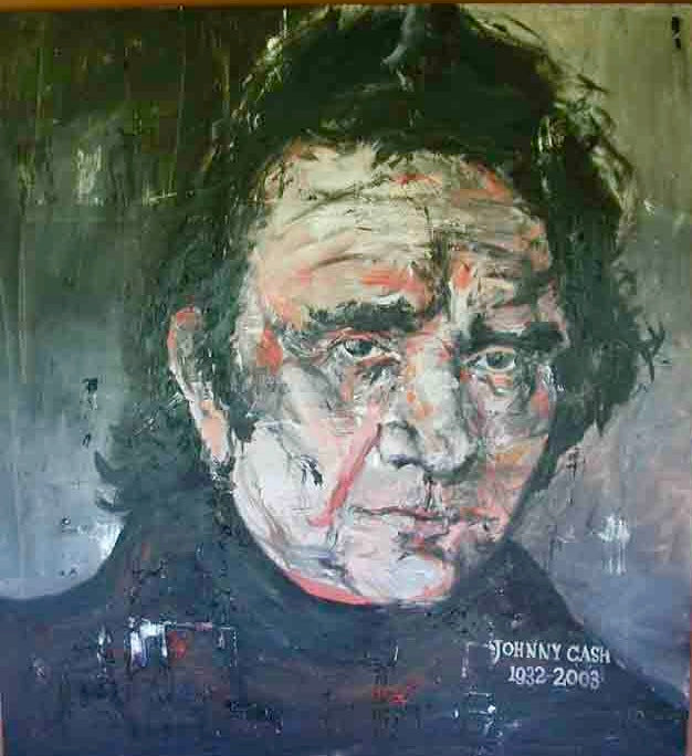 JOHNNY CASH PRINT