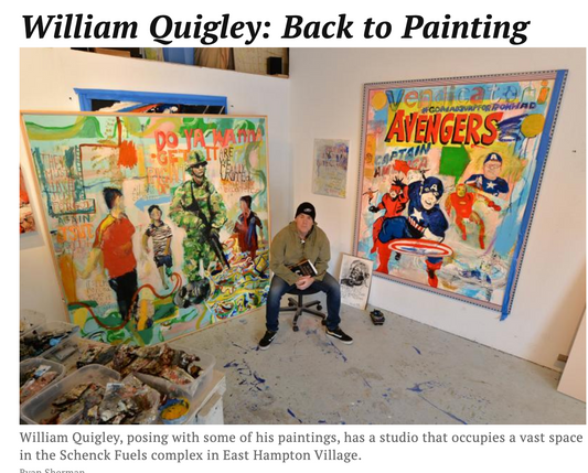 William Quigley Back to Painting East Hampton Star