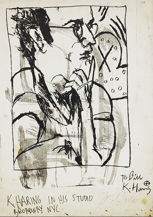 Haring Print from 1985